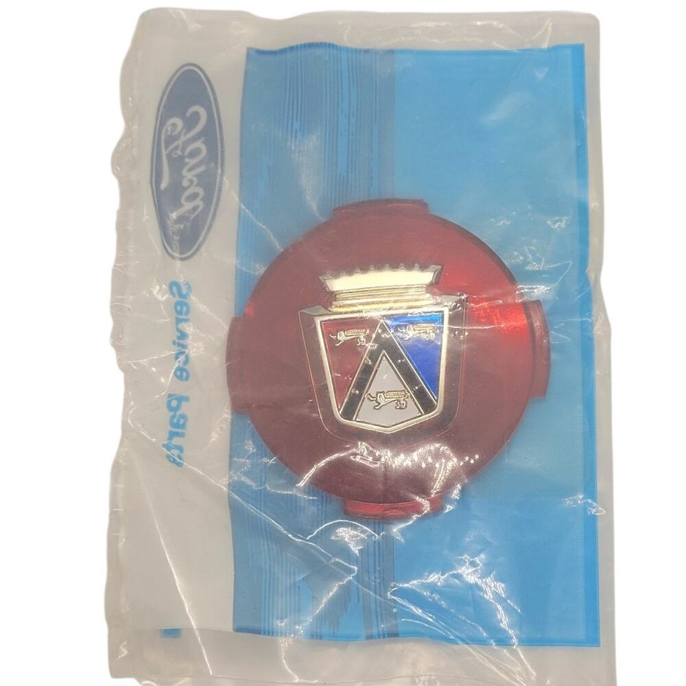 Ford Crest Vintage Red Shield Crown Lions Emblem For Classic Car Display